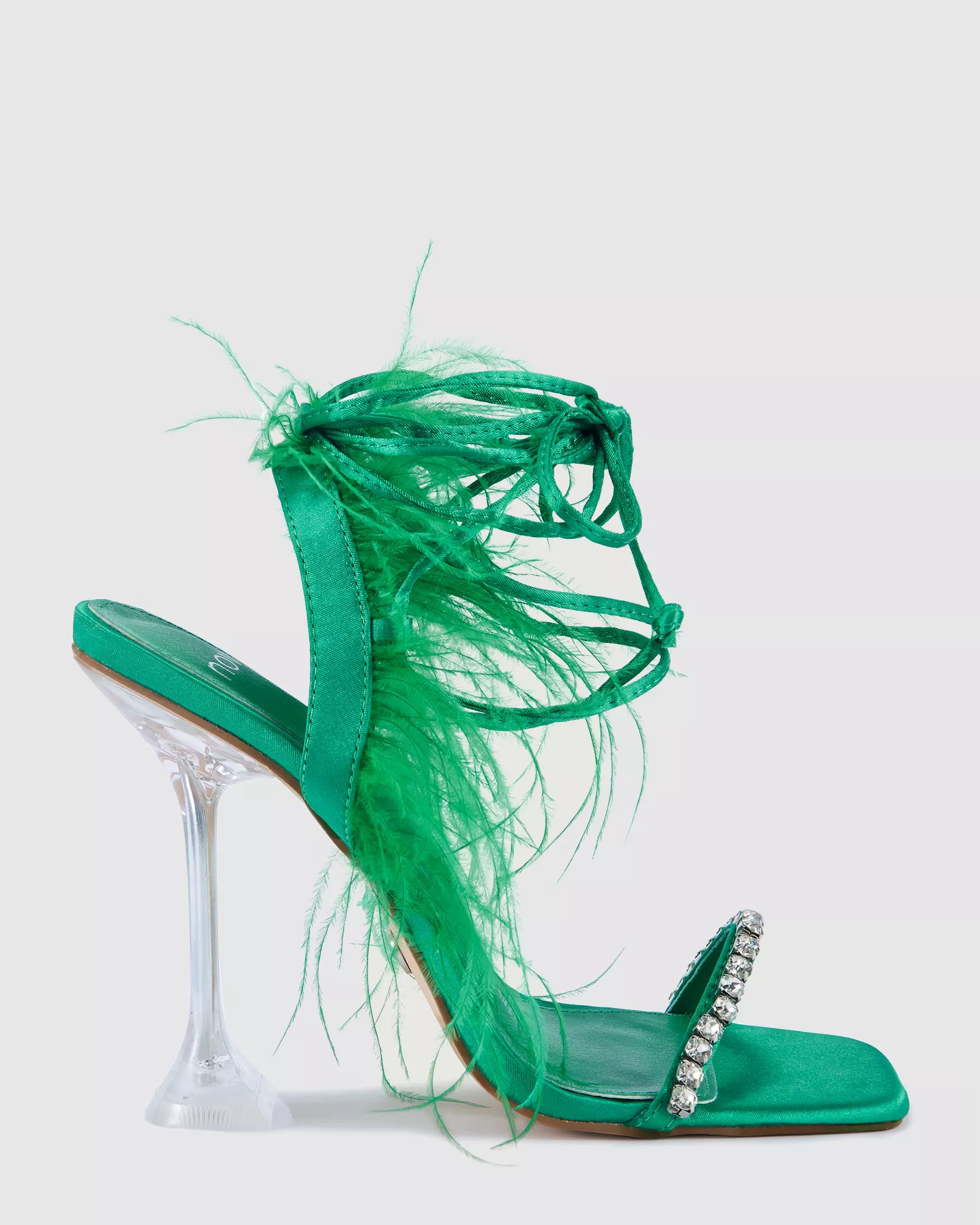 ZEMU GREEN Martini Heels