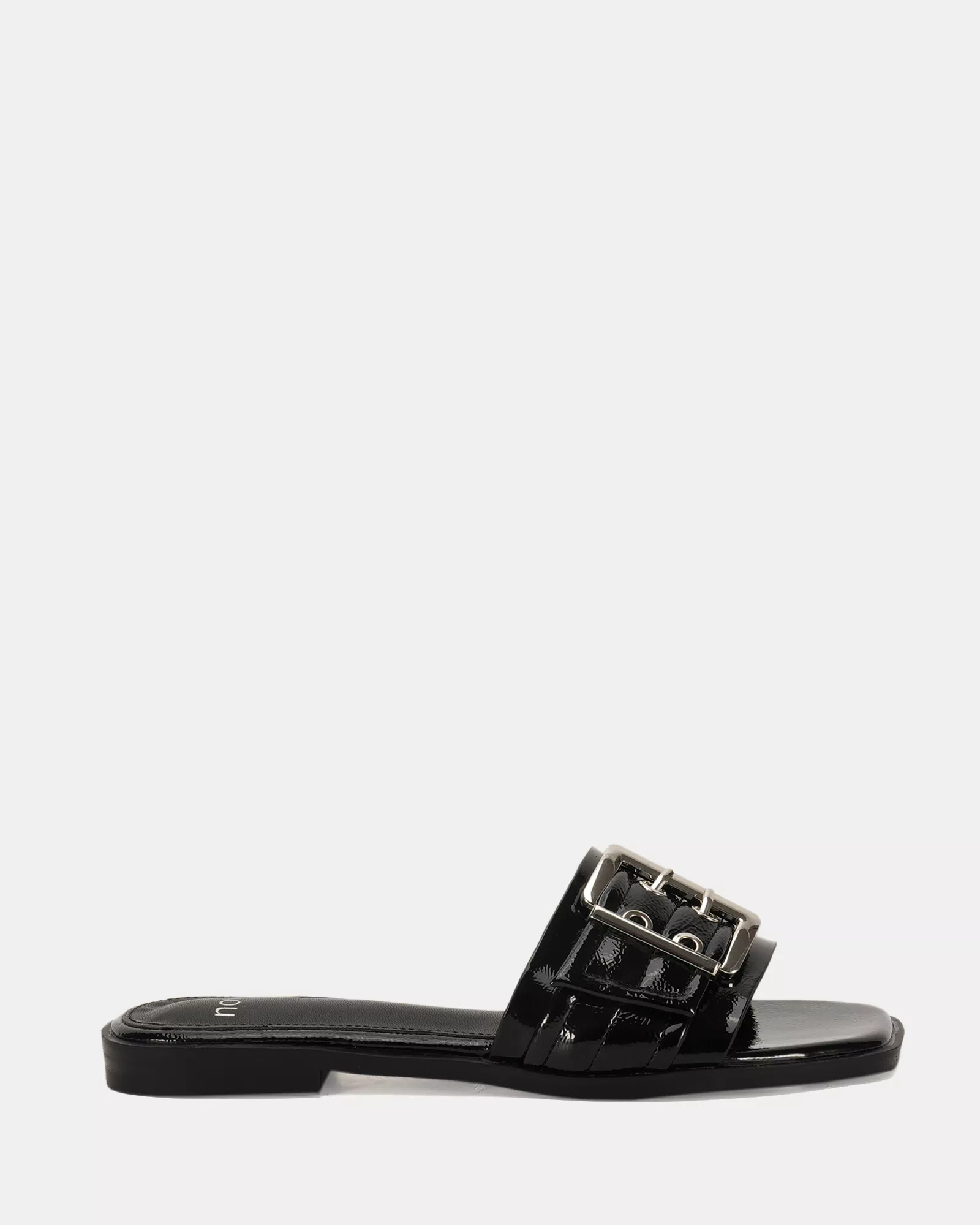 ZENDIT Black Patent Sandals