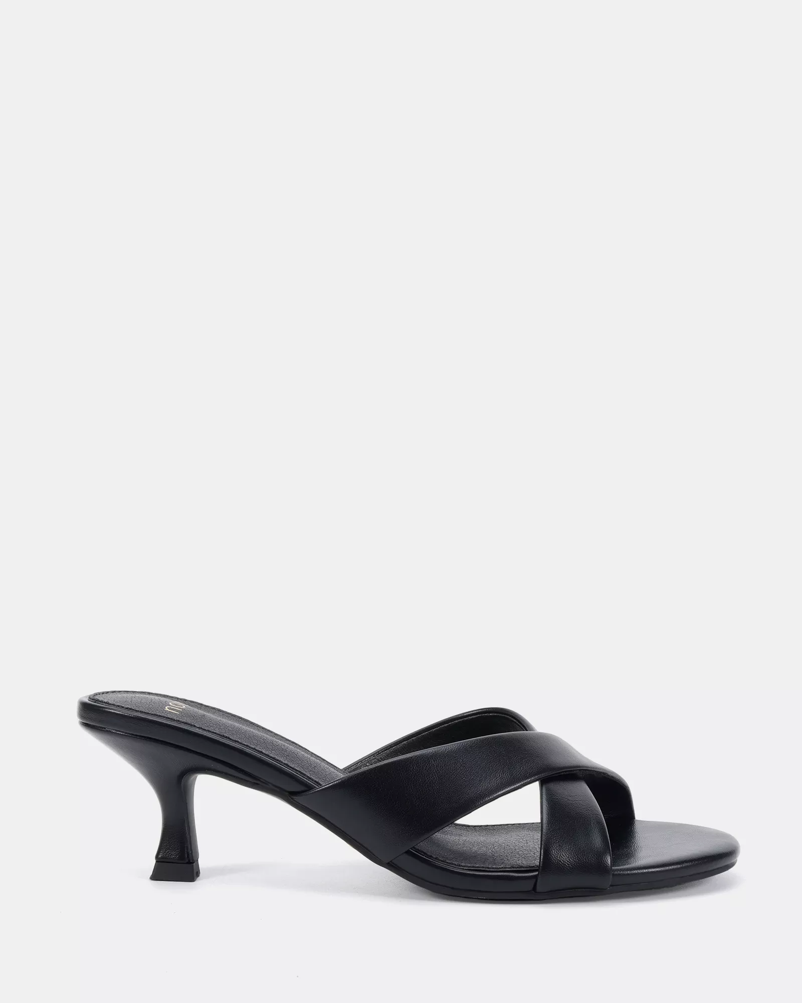 ZONA Black Smooth Mules