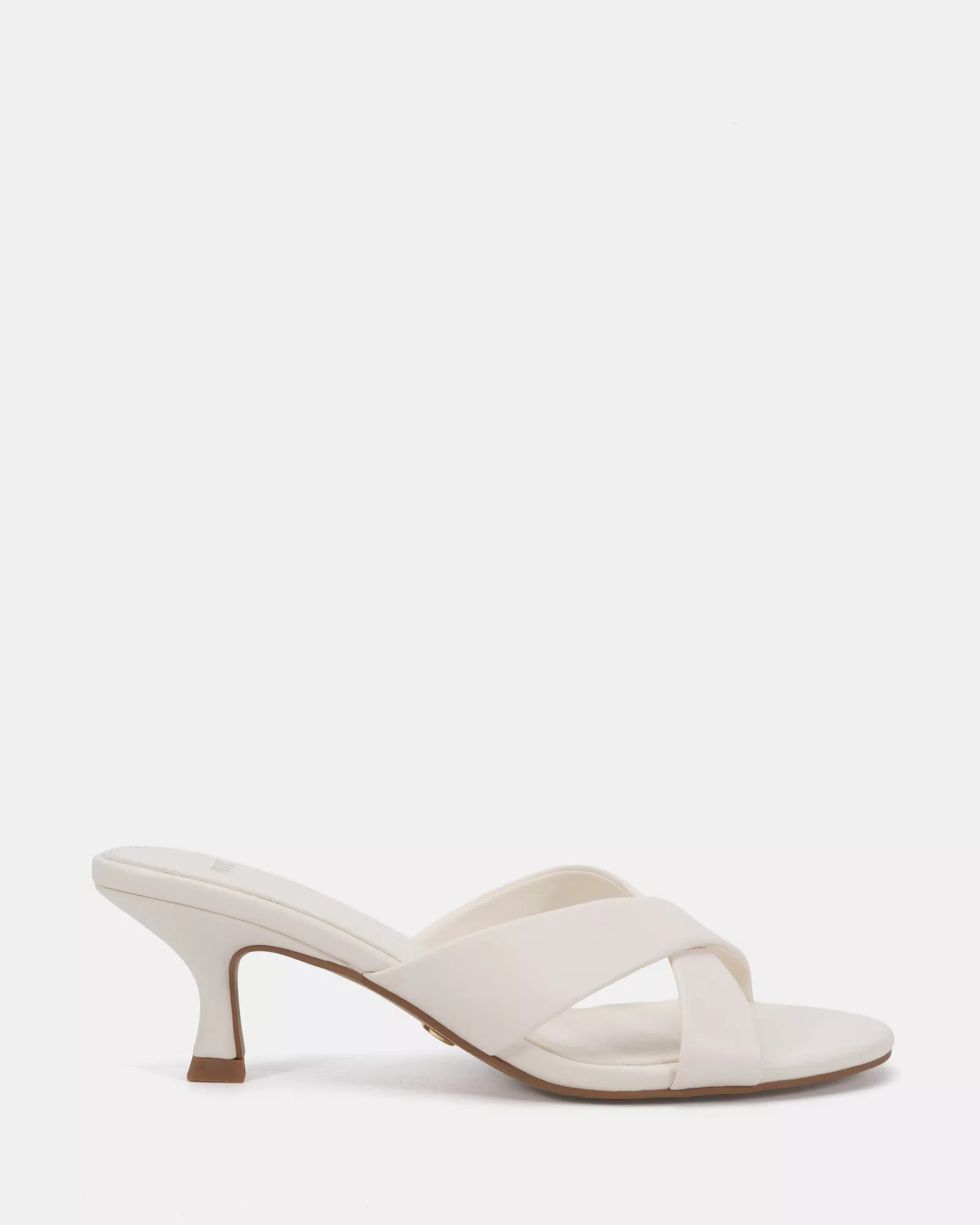 ZONA White Smooth Mules