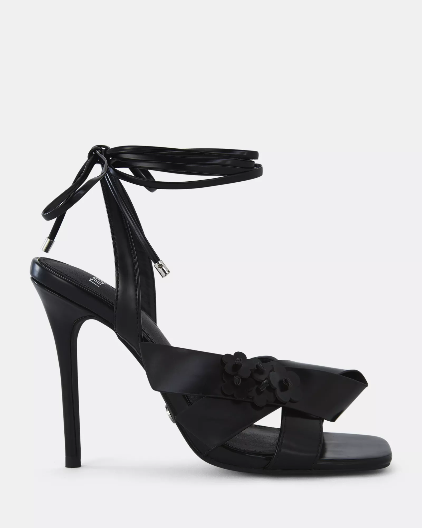 ZPACEY BLACK Open Toe Heels